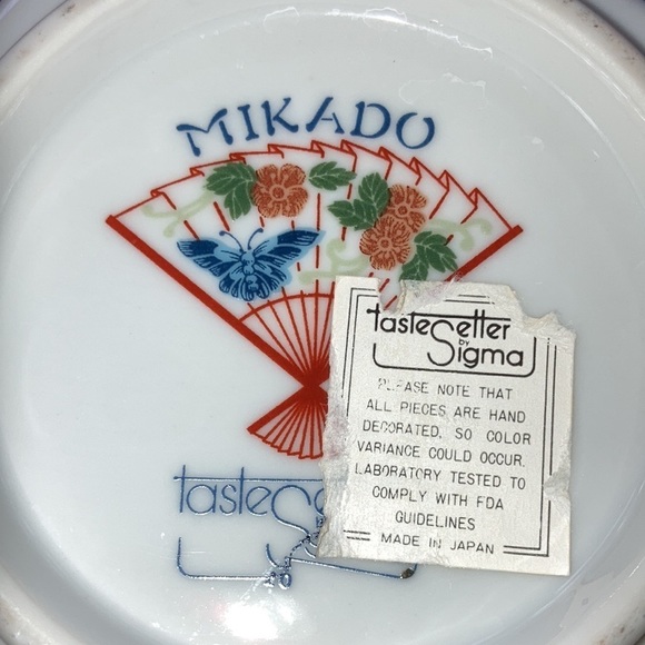 MIKADO Taste Setter By Sigma Hand Decorated Bowl. Made in Japan - Picture 6 of 6